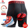 Shorts de ciclismo X-TIGER: Conforto e desempenho com almofada de gel e malha respirável, ideal para MTB