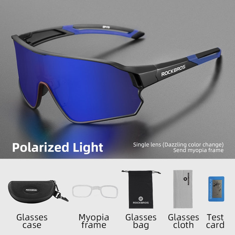 Óculos Fotocrômicos RockBros UV400: Leves, Seguros e Adaptáveis